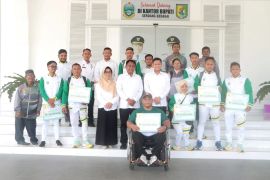 Pemkab Serdang Bedagai beri tali asih pada atlet berprestasi