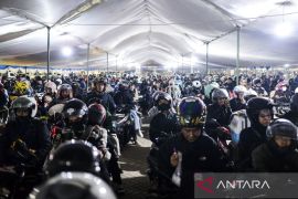 Arus mudik sepeda motor di Pelabuhan Ciwandan