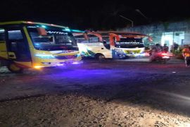 Terminal Malalayang Manado memberangkatkan sembilan bus mudik ke Gorontalo