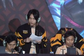Dewa United Esports latihan saat libur Lebaran