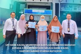 UPZ Bank Kalsel bantu modal usaha bagi mustahik di Batulicin