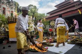 Tawur Agung Kesanga di Samarinda berjalan khidmat
