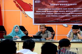 KPU Gorontalo Utara rakor kampanye jelang pemungutan suara ulang