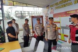 Kapolda Bengkulu cek pos terpadu Idul Fitri untuk pastikan keamanan