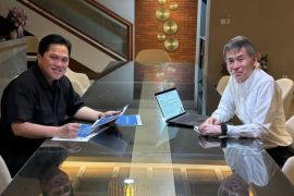 Erick Thohir bertemu Komite Wasit Jepang bahas pengembangan perwasitan