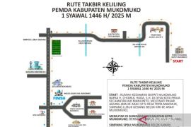 Pemkab Mukomuko gelar takbir keliling hari raya Idul Fitri 1446 H