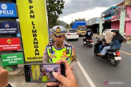 Polres Garut sebutkan puncak arus mudik lintas Limbangan sudah terjadi
