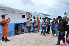 Arus mudik di Pelabuhan Tanjung Kalian mengalami peningkatan