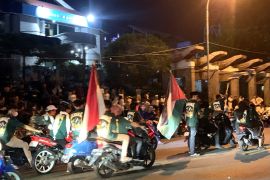 Pemuda  Ambon serukan solidaritas untuk Palestina saat malam takbir