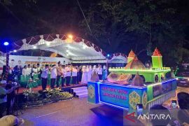 Ratusan mobil dan motor hias meriahkan Pawai Gebyar Gema Takbir di Kapuas