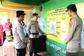 Kapolres memastikan kesiapan pengamanan lebaran Idul Fitri di Bone Bolango