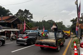 Puncak arus mudik di Nagreg Bandung sudah terlewati di H-2 Lebaran