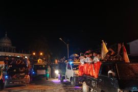Sebanyak 40 peserta ikut Pawai Takbir di Tebas sambut  Lebaran