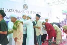 Ratusan napi Rutan Samarinda rayakan  Idul Fitri dengan khidmat