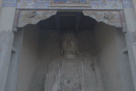 Patung Budha berusia 1.700 tahun di China jalani perbaikan besar