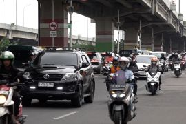 Arus mudik di Kalimalang didominasi pemotor