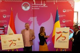 KBRI Bucharest luncurkan logo 75 tahun hubungan diplomatik RI-Rumania