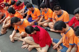 Polrestabes Surabaya ringkus 24 bandit jalanan di awal Ramadhan