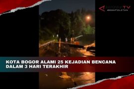 Kota Bogor alami 25 kejadian bencana dalam 3 hari terakhir