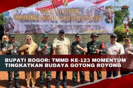Bupati Bogor: TMMD ke-123 momentum tingkatkan budaya gotong royong