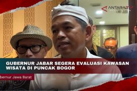 Gubernur Jabar segera evaluasi kawasan wisata di Puncak Bogor