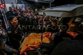 Kapolri naikkan pangkat tiga polisi yang gugur di Lampung