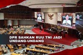 DPR sahkan RUU TNI jadi Undang-Undang