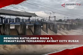 Bendung Katulampa siaga 3 pemantuan terganggu akibat CCTV rusak
