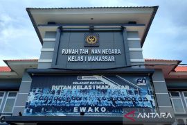 Ribuan pembesuk padati Rutan Makassar pada H+1 Lebaran