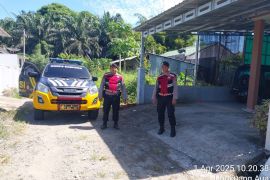 Polres Pasaman Barat gelar patroli ke pemukiman warga di libur lebaran