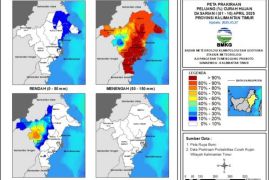 BMKG imbau warga Kaltim  waspada dampak hujan sampai 10 April