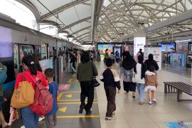 76 ribu orang gunakan MRT saat libur Lebaran