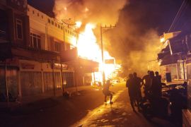 Kebakaran di Pekan Bahorok Langkat, enam rumah hangus, dua korban jiwa, satu luka bakar