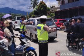 Arus lalu lintas H+2 Lebaran di Tapsel lancar, polisi siapkan tim patroli