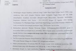 Pemkab Nagan Raya tegur PT Ensem Lestari, beli TBS petani dengan harga murah