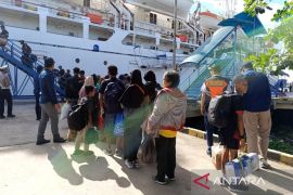 H+5 Lebaran 1.088 pemudik susulan berangkat dari Pelabuhan Sampit