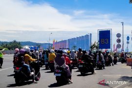 Arus balik penyeberangan Ketapang menuju Gilimanuk pada H+4 terus mengalir