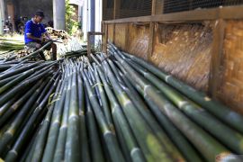 Nasi bulu Lebaran Ketupat di Gorontalo