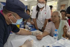 Tim SAR Internasional China terus upayakan layanan medis di Mandalay