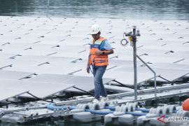 GM PLN Kalselteng inspeksi PLTS Apung Riam Kanan