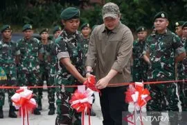 Letkol Inf Teddy resmikan lapangan tembak Yonif 328
