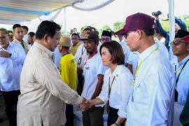 Presiden Prabowo enam kali ucapkan "Saya Bahagia", cerminkan batin petani