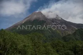 Merapi hari ini luncurkan tujuh guguran lava hingga 1,8 km ke tiga sungai