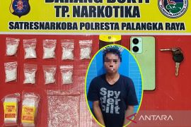 Polisi gagalkan peredaran 45,49 gram sabu di Lapas Kelas IIA Palangka Raya