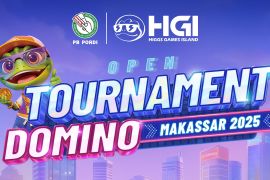 PORDI dan Higgs Games gelar Open Tournament Domino Makassar 2025