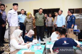 Gubernur Gorontalo kunjungi KPU Gorontalo Utara terkait kesiapan PSU