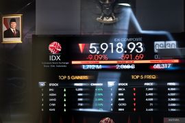 IHSG Jumat dibuka turun 58,45 poin