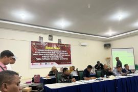 KPU Buru Maluku  tunggu  gugatan PSU untuk penetapan Paslon terpilih