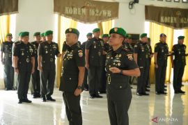 Letkol Karimmuddin Rangkuti resmi menjabat Dandim 1620/Lombok Tengah