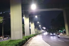 Bina Marga Jaksel pastikan lampu penerangan beroperasi di Rasuna Said